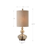 Uttermost Accent Lamps Formoso Amber Glass Table Lamp