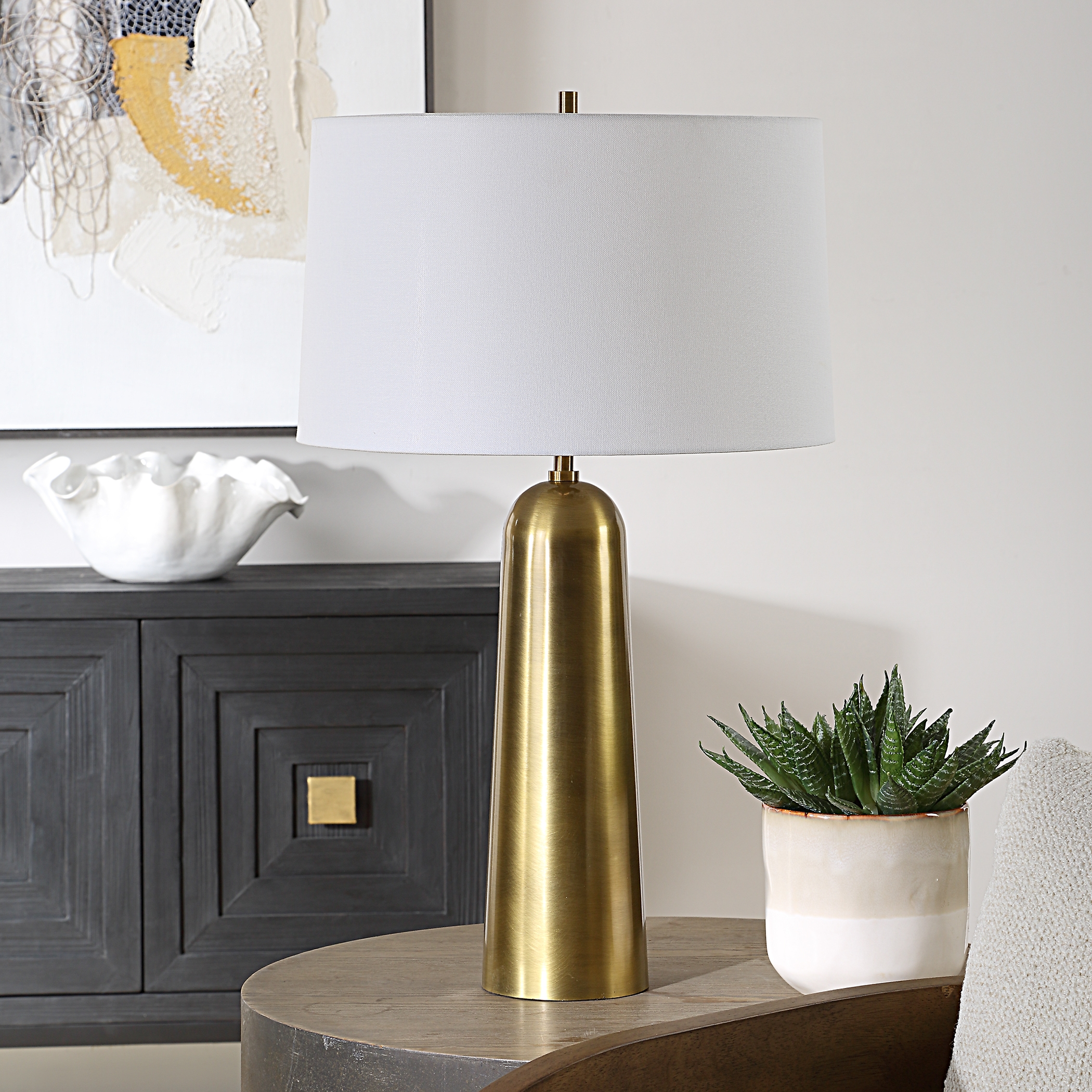 Flinchem Brass Table Lamp