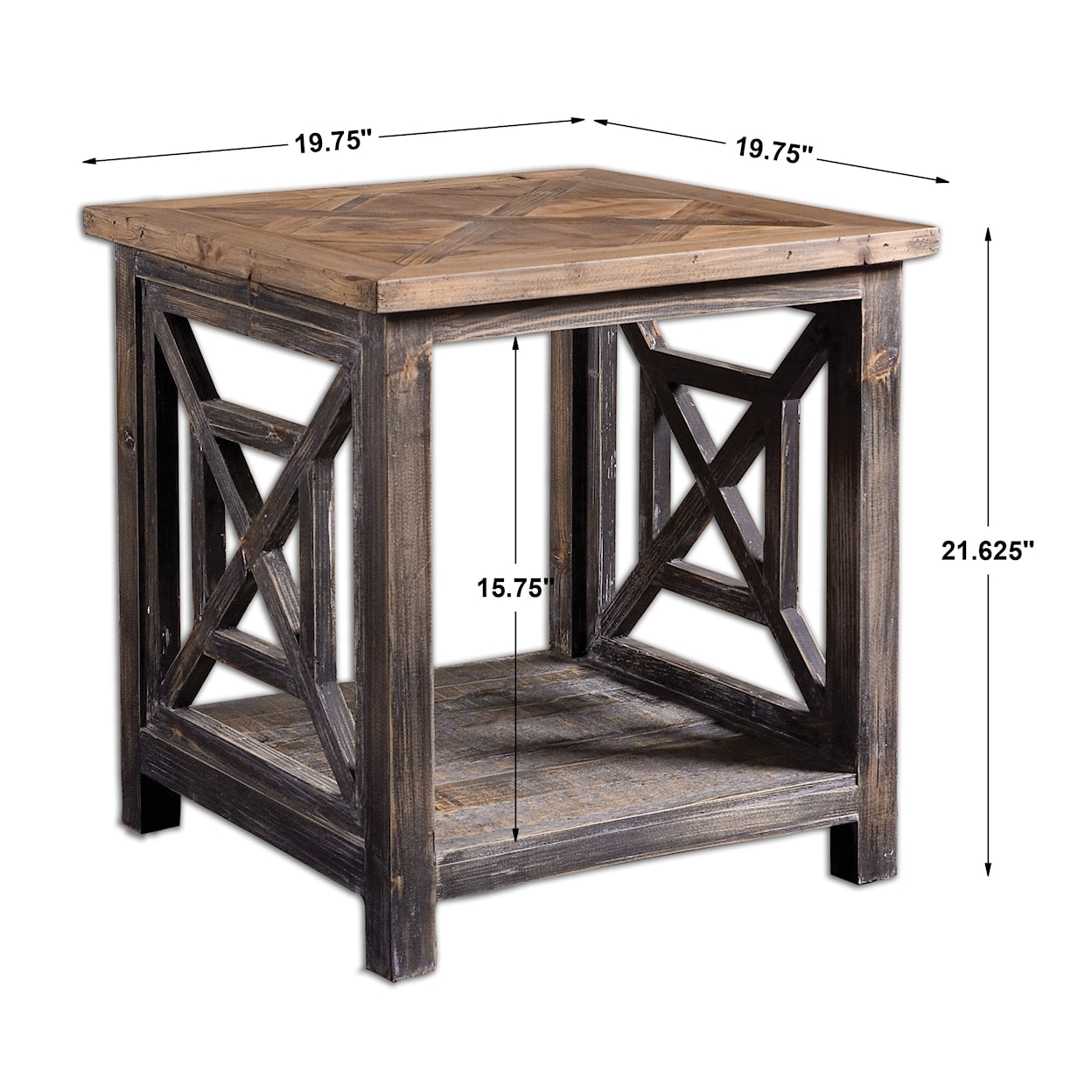 Uttermost Accent Furniture - Occasional Tables Spiro End Table