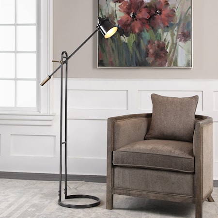 Chisum Dark Bronze Floor Lamp