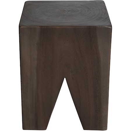 Armin Solid Wood Accent Stool