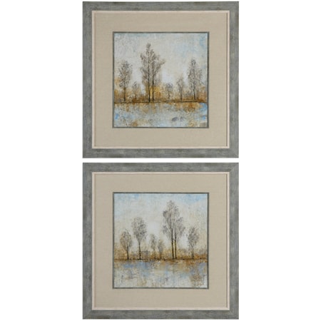 Quiet Nature Landscape Prints Set of 2