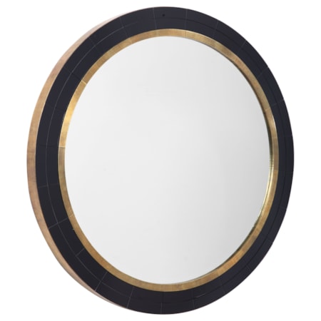 Nayla Tiled Round Mirror