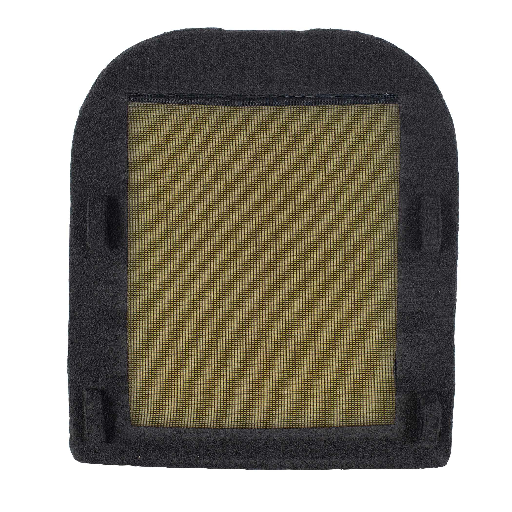 Uttermost Bolster Back Bolster Back Charcoal Outdoor Dining Chair