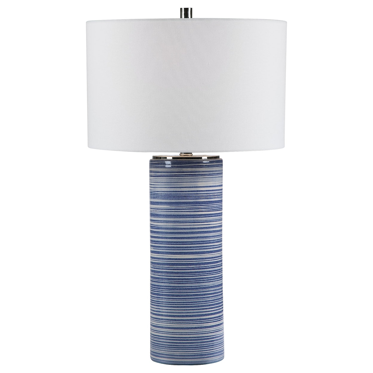 Uttermost Table Lamps Montauk Striped Table Lamp