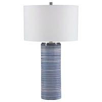 Montauk Striped Table Lamp