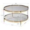 Uttermost Accent Furniture - Occasional Tables Kellen Glass Coffee Table