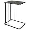 Uttermost Cavern Iron Accent Table with Stone Top