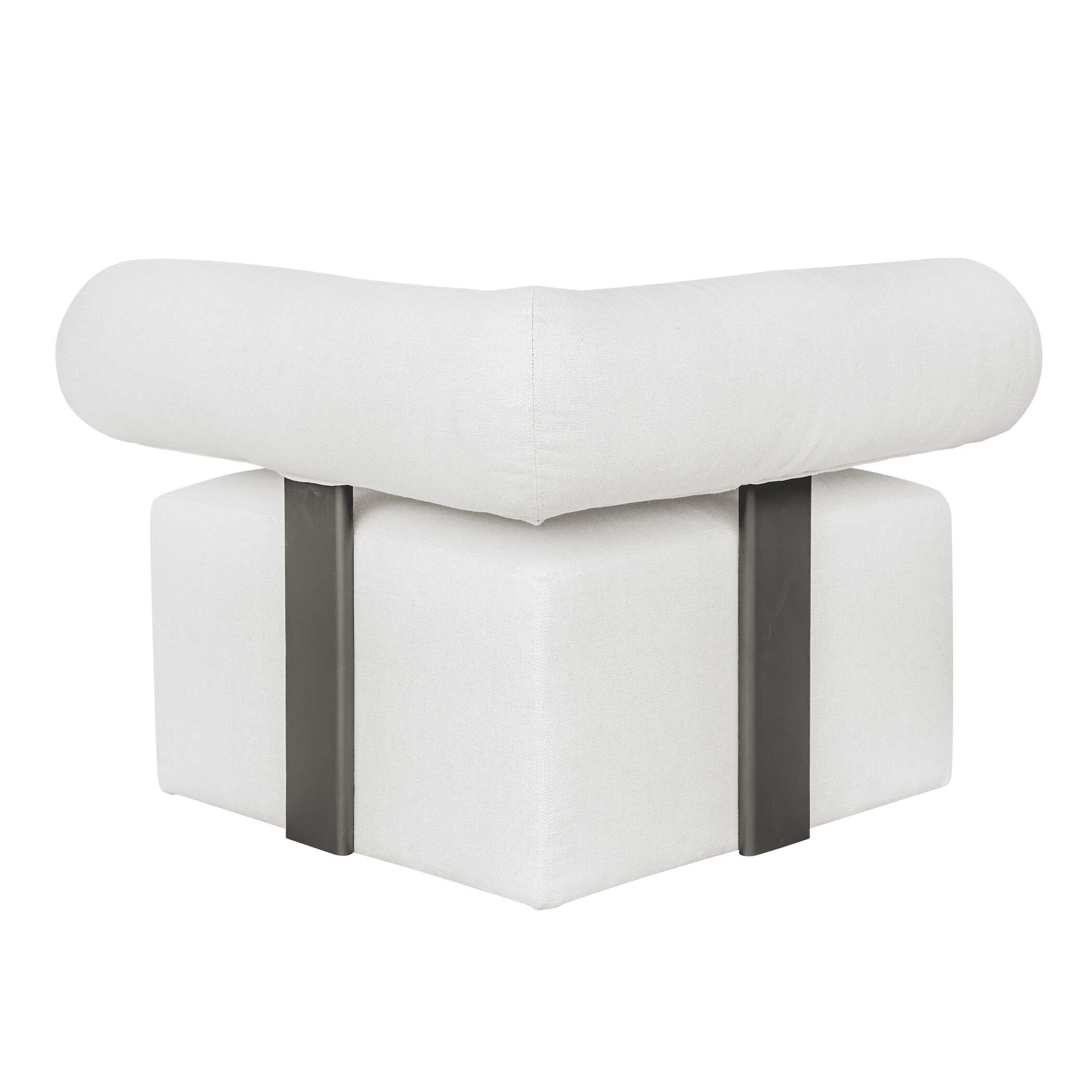 Uttermost Bolster Back Bolster Back White Outdoor Corner Sofa