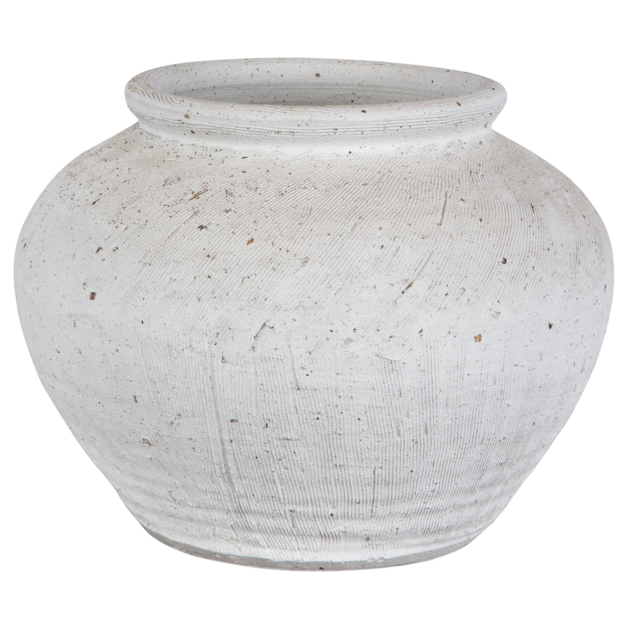 Uttermost Floreana Floreana Round White Vase