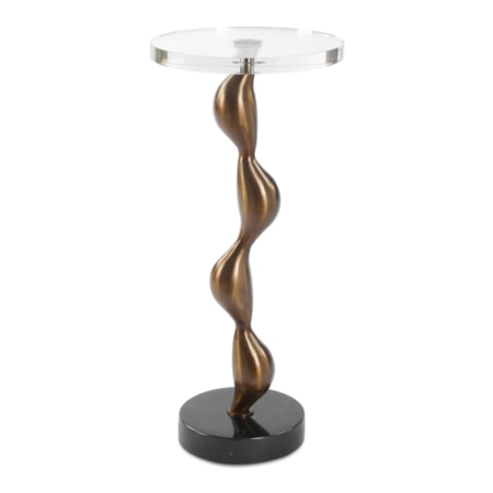 Remolino Bronze Drink Table