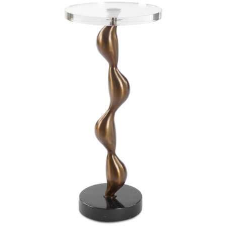 Remolino Bronze Drink Table