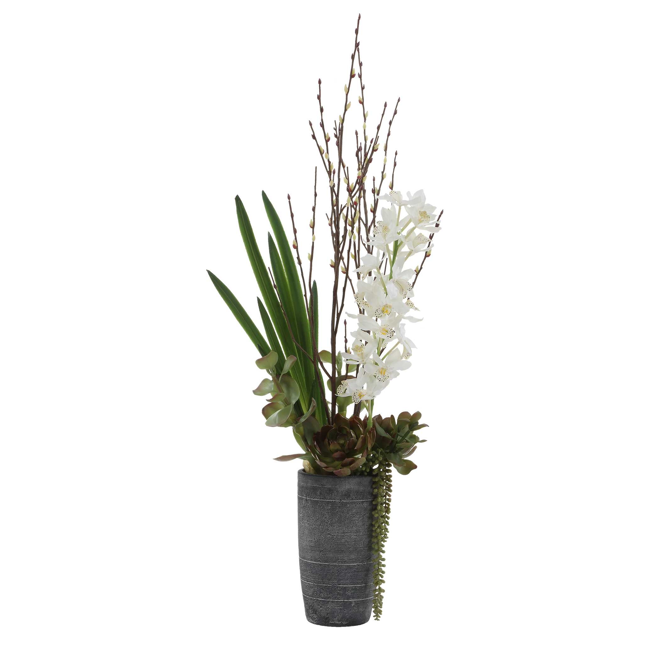 Uttermost Eterna Orchid Eterna Orchid Centerpiece & Vase
