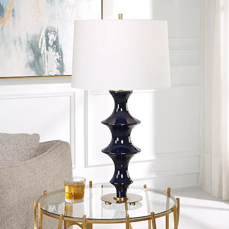Contemporary Sculpted Table Lamp