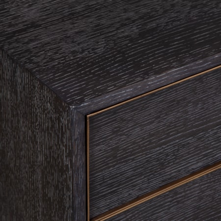 Besos 4 Drawer Walnut Chest