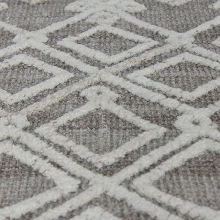 Sieano Gray-Ivory 9 x 12 Rug