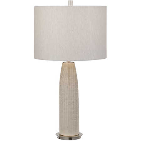 Delgado Light Gray Table Lamp
