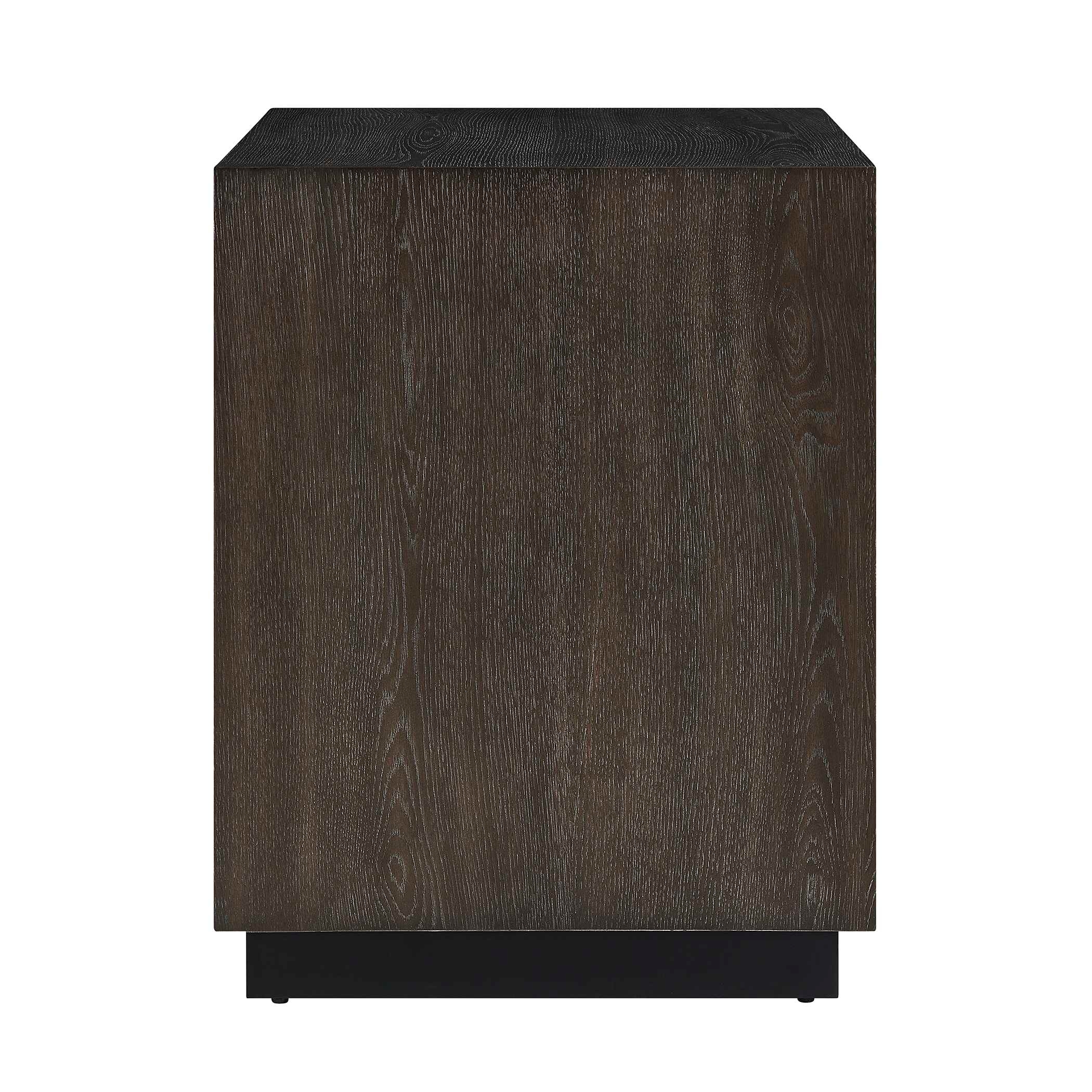 Uttermost Barrett Barrett Dark Charcoal Oak Cabinet