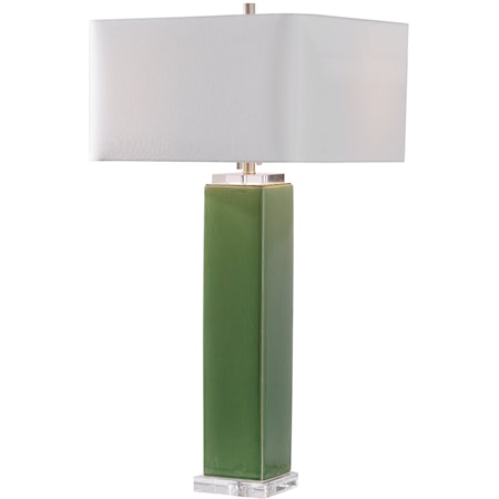 Aneeza Tropical Green Table Lamp