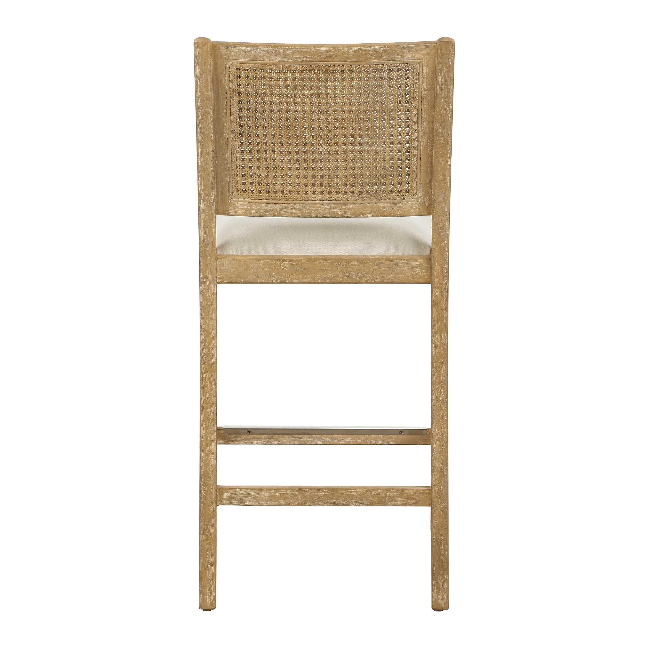 Uttermost Interweave Interweave Coastal Rattan Counter Stool