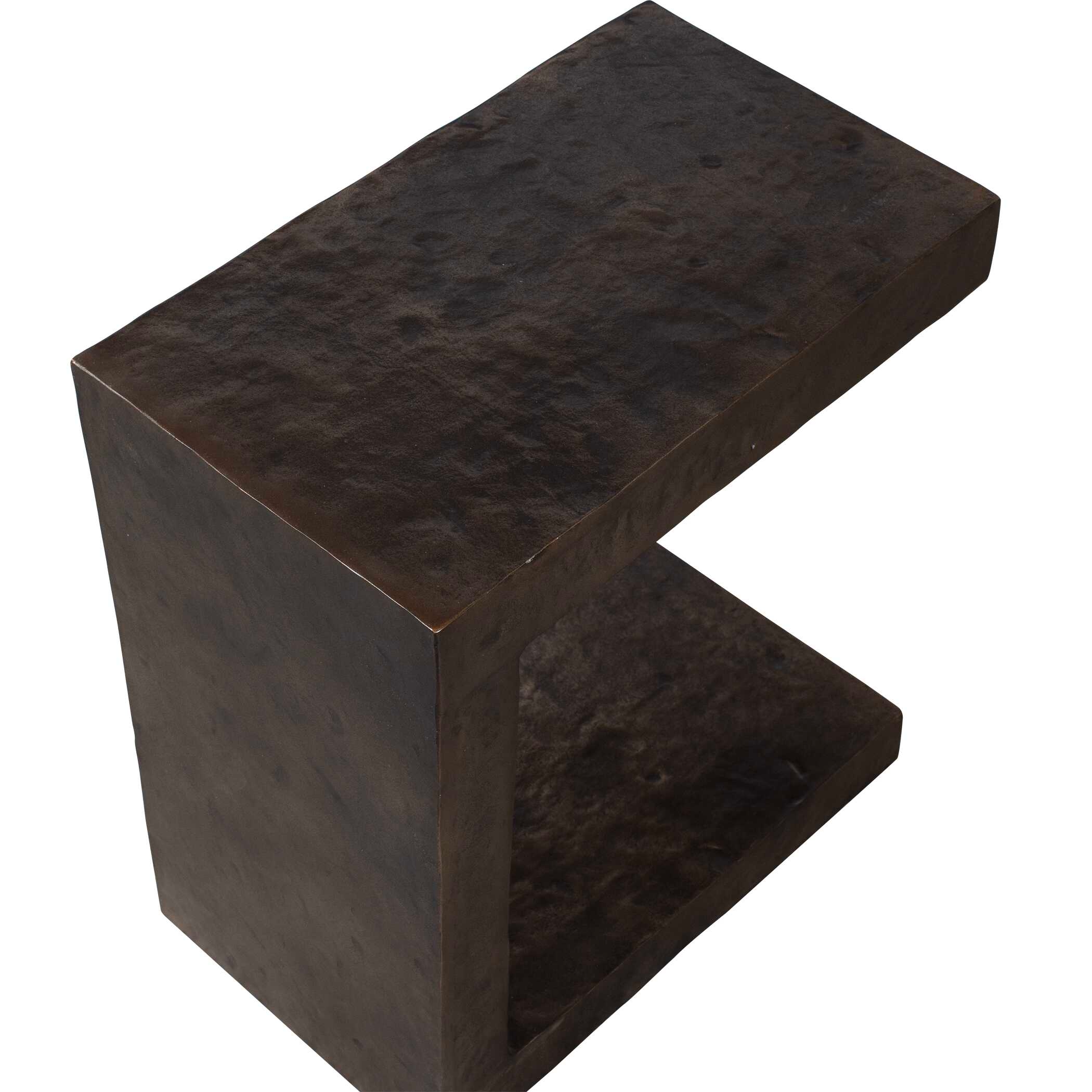 Uttermost Obra Obra Bronze Outdoor Side Table