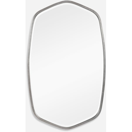 Duronia Brushed Silver Mirror