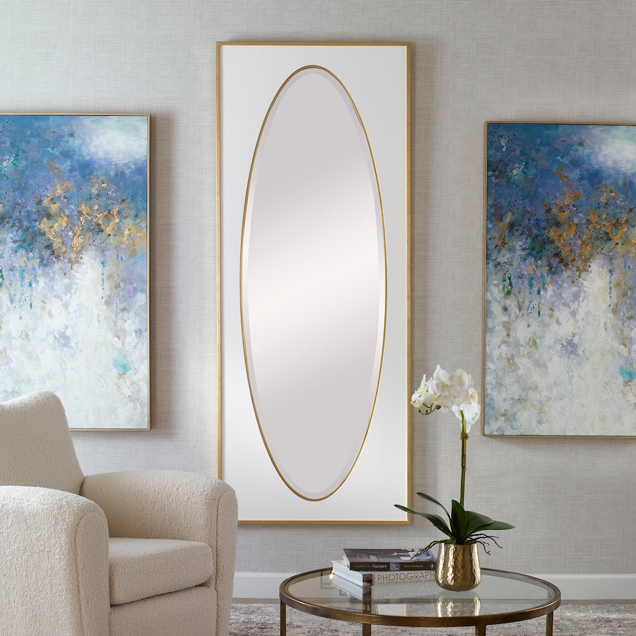 Uttermost Danbury Danbury White Mirror