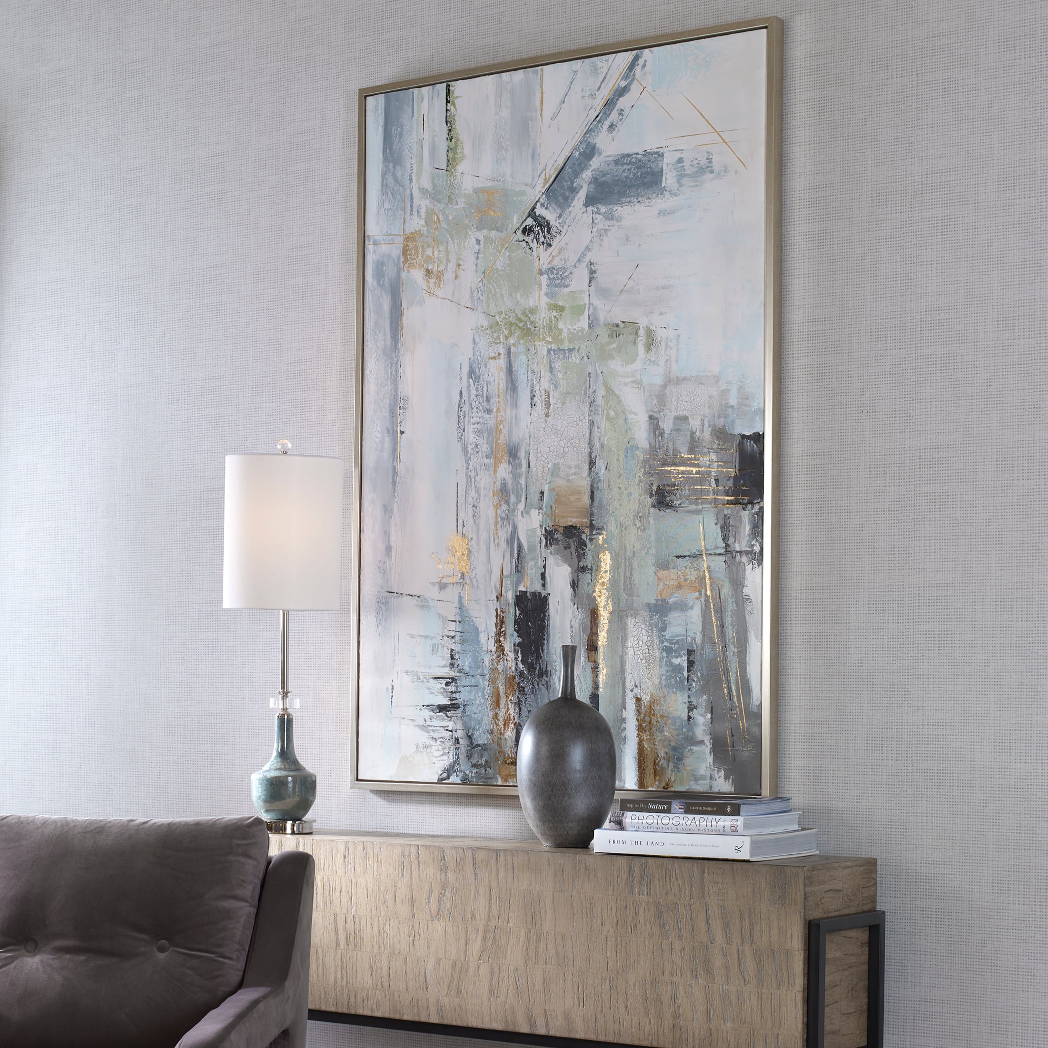 Natural Springs Hand Painted Canvas Art