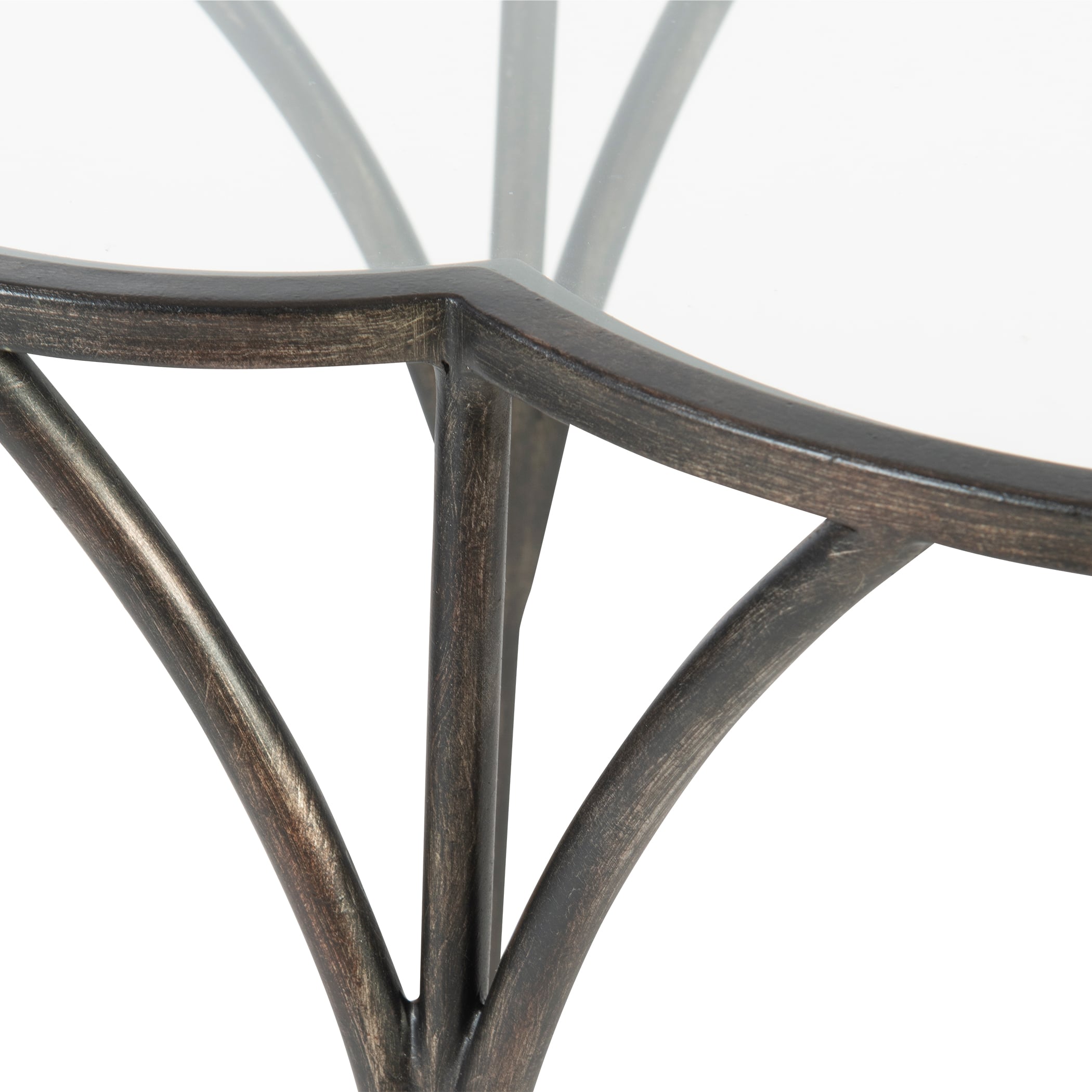 Uttermost Accent Furniture - Occasional Tables Adhira Glass Accent Table