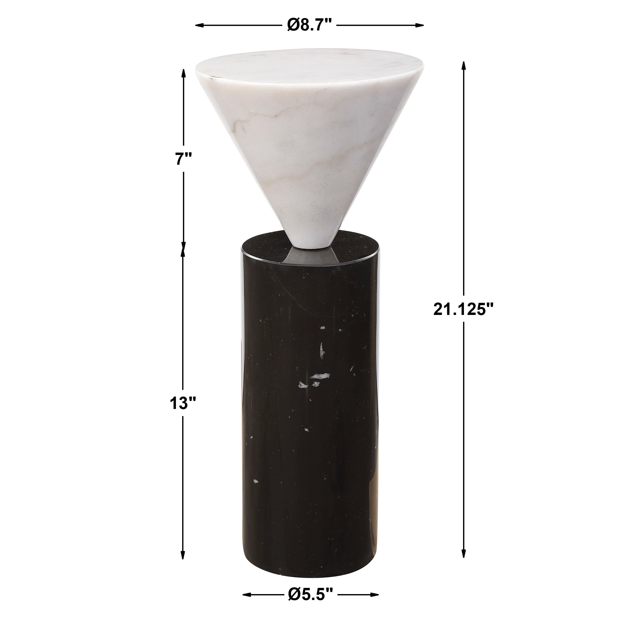 Hat Marble Drink Table