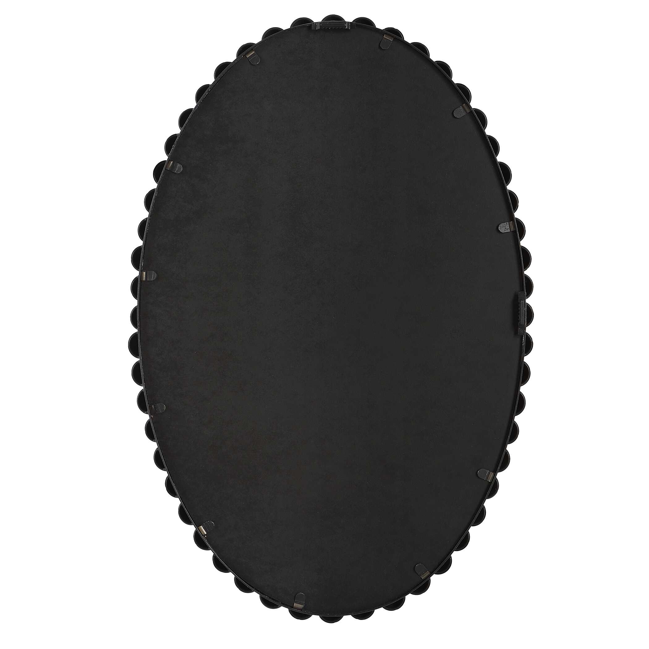 Uttermost Serna Serna Black Oval Mirror