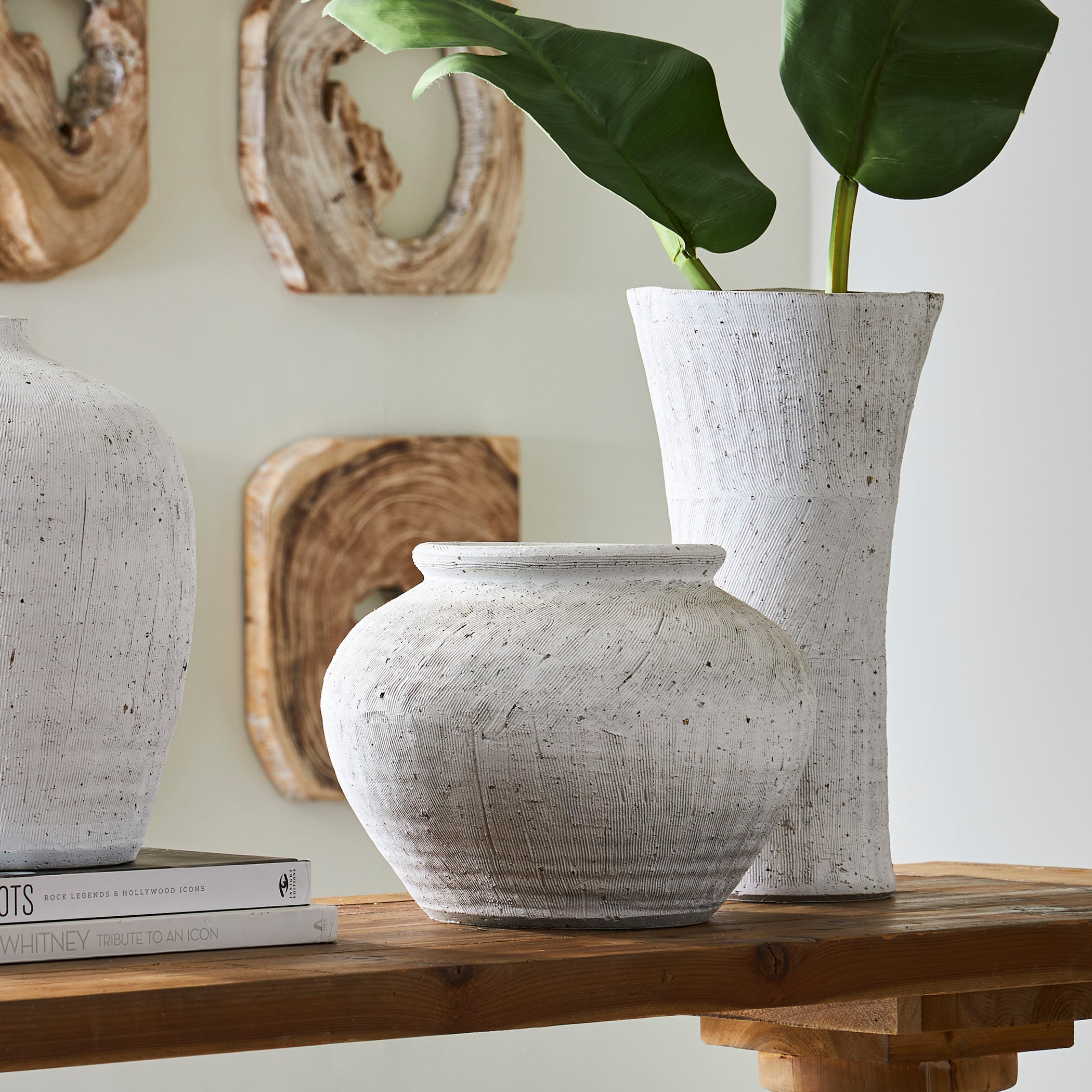 Floreana Tall White Vase