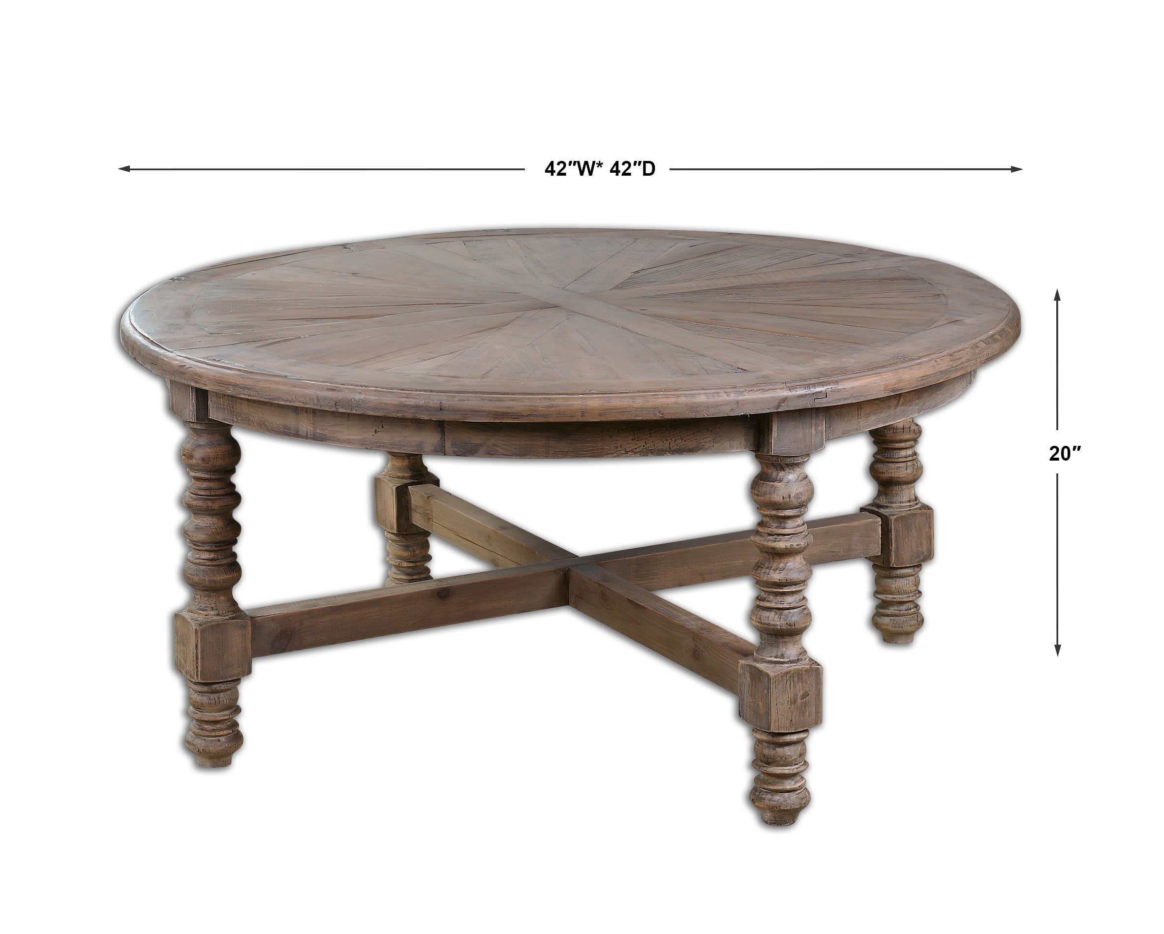 Uttermost Accent Furniture - Occasional Tables Samuelle Wooden Coffee Table
