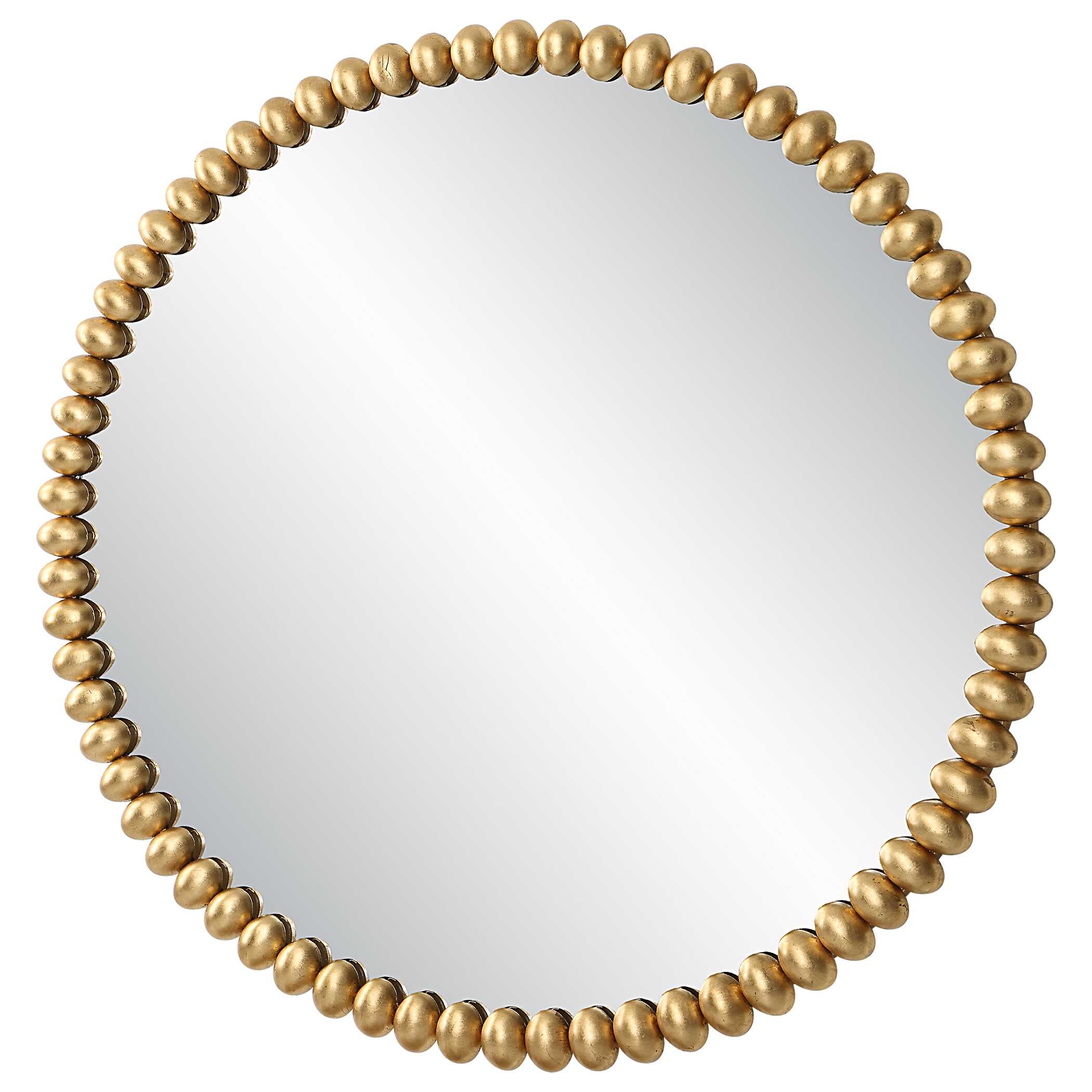 Uttermost Byzantine Byzantine Round Gold Mirror