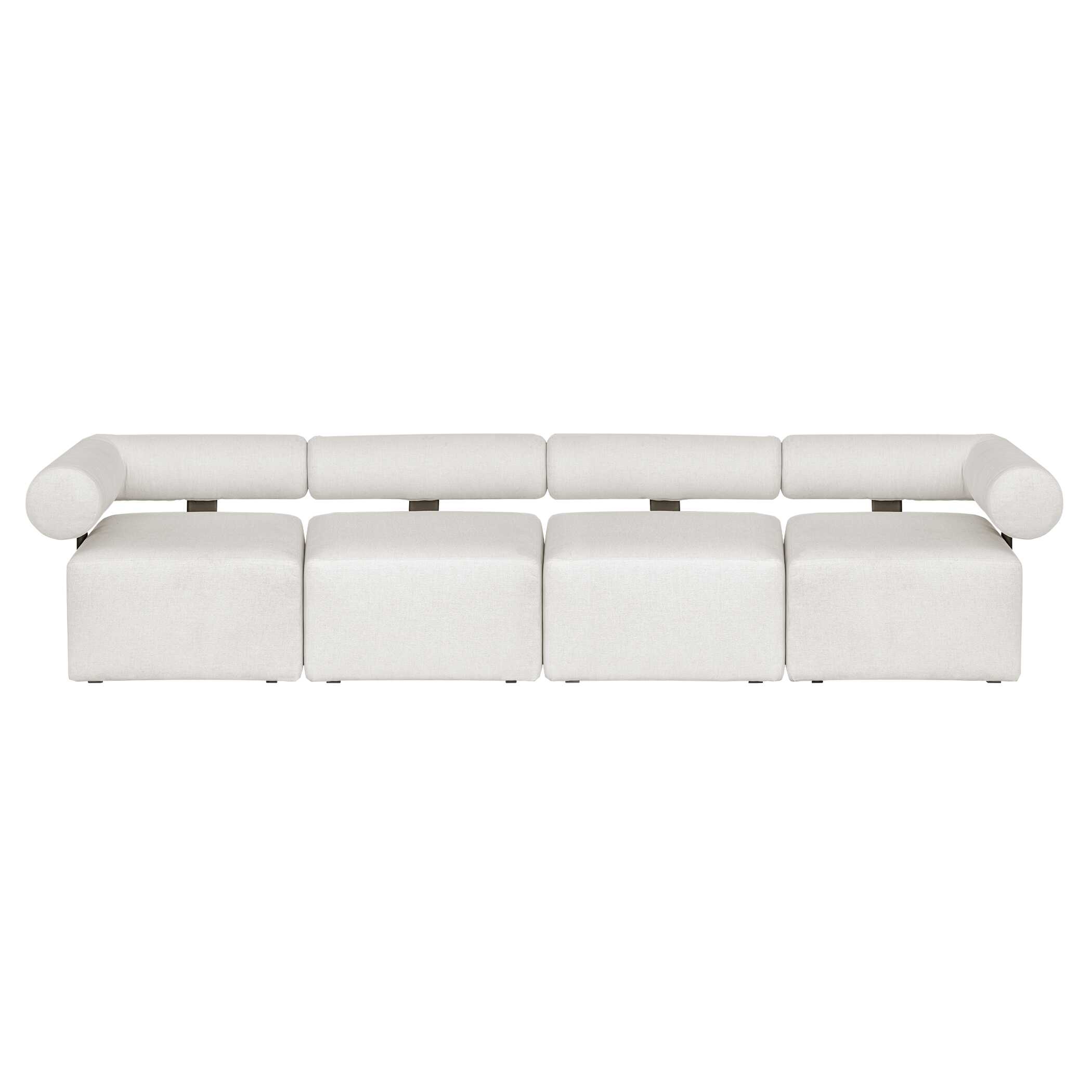 Uttermost Bolster Back Bolster Back White Outdoor Corner Sofa