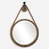 Uttermost Mirrors - Round Melton Round Pulley Mirror