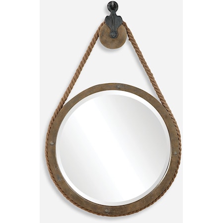 Melton Round Pulley Mirror