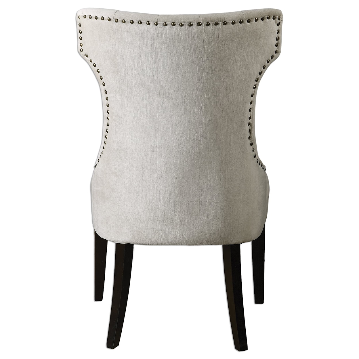 Uttermost Accent Furniture - Accent Chairs Arlette Tufted Wing Chair