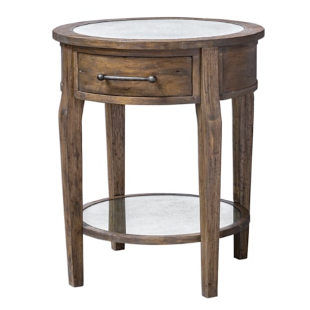 Raelynn Wood Lamp Table