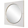 Uttermost Cyprus Cyprus White Square Mirror