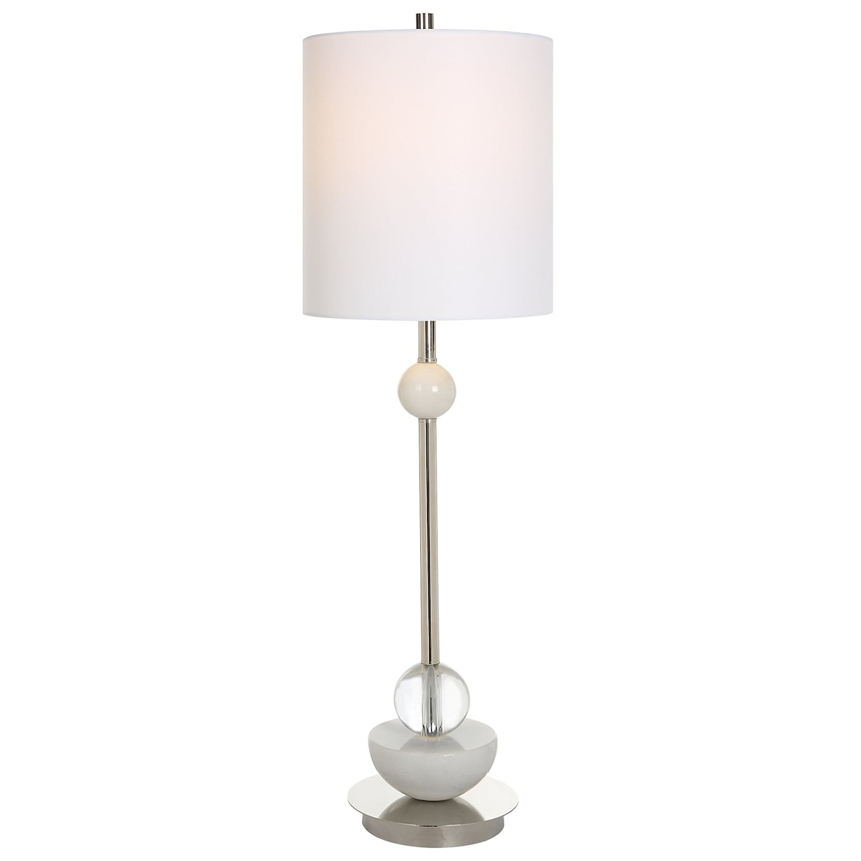 Uttermost Exposition Nickel Buffet Lamp