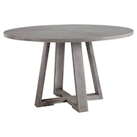 Gidran Gray Round Dining Table