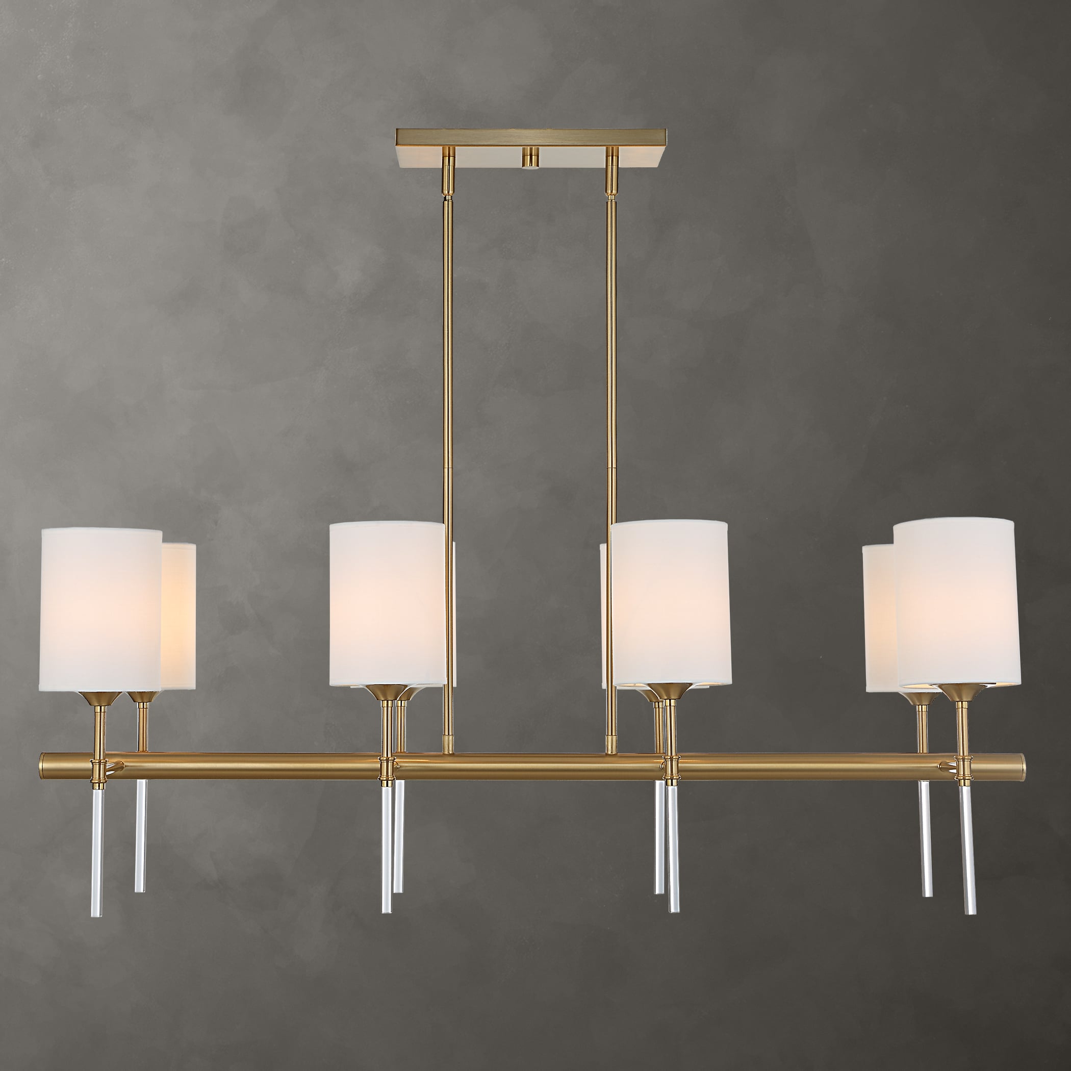 Awyr 8 Light Linear Chandelier