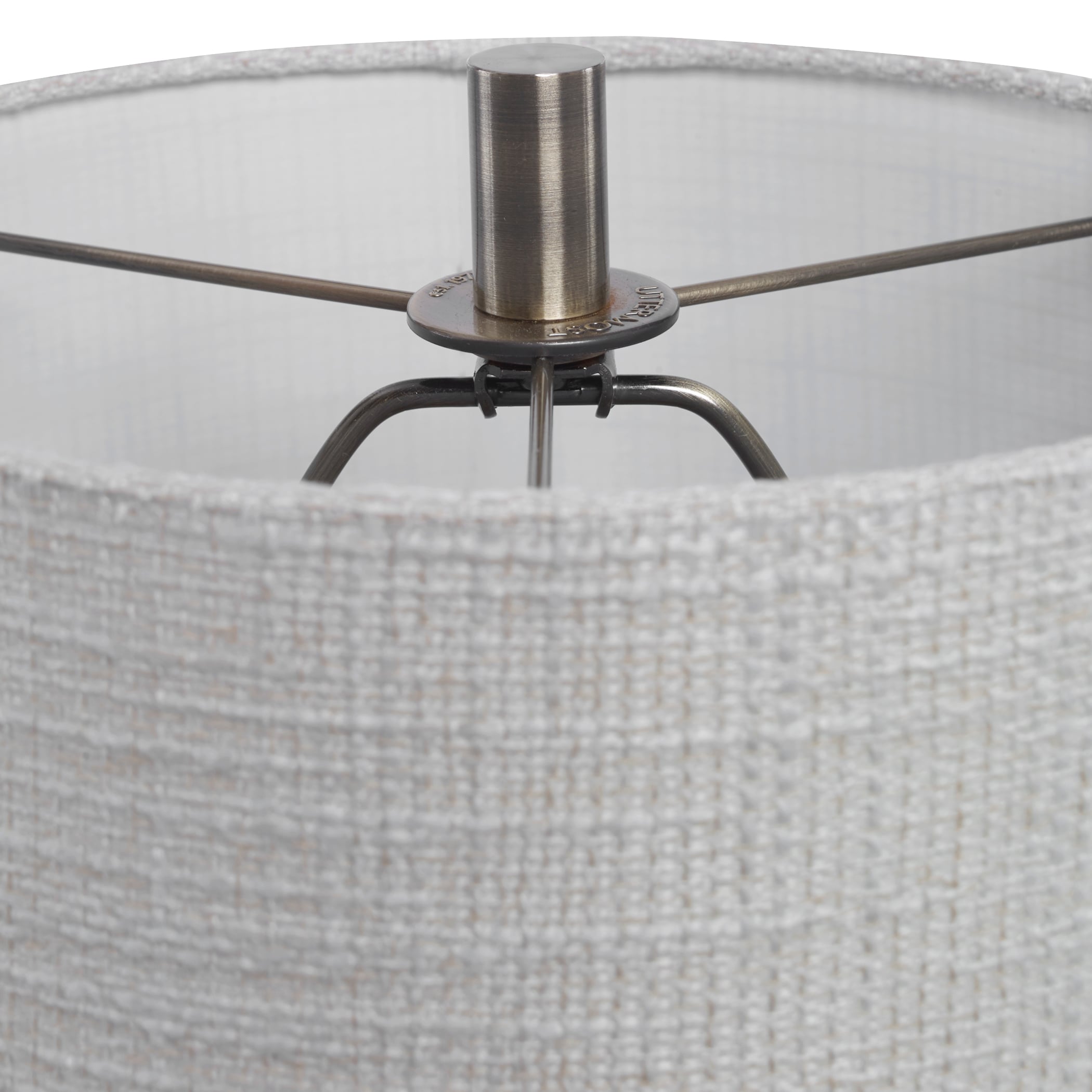 Uttermost Buffet Lamps Zahlia Aged Gray Ceramic Lamp