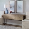 Uttermost Accent Furniture - Occasional Tables Nevis Contemporary Sofa Table