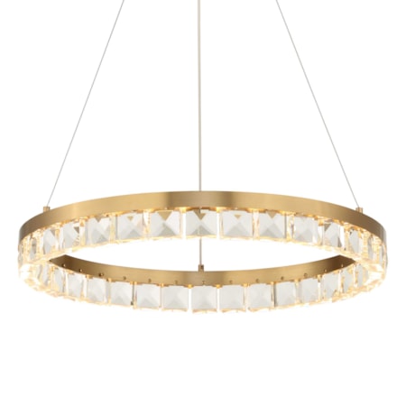 Segovia Round Crystal Led Chandelier
