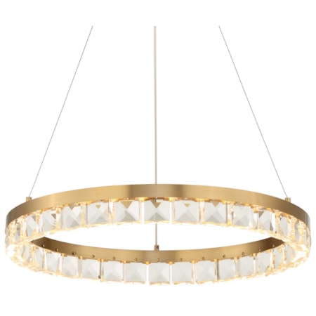 Segovia Round Crystal Led Chandelier