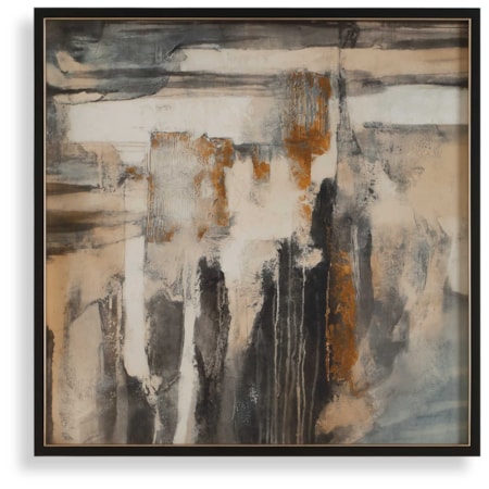 Landslide Framed Abstract Print