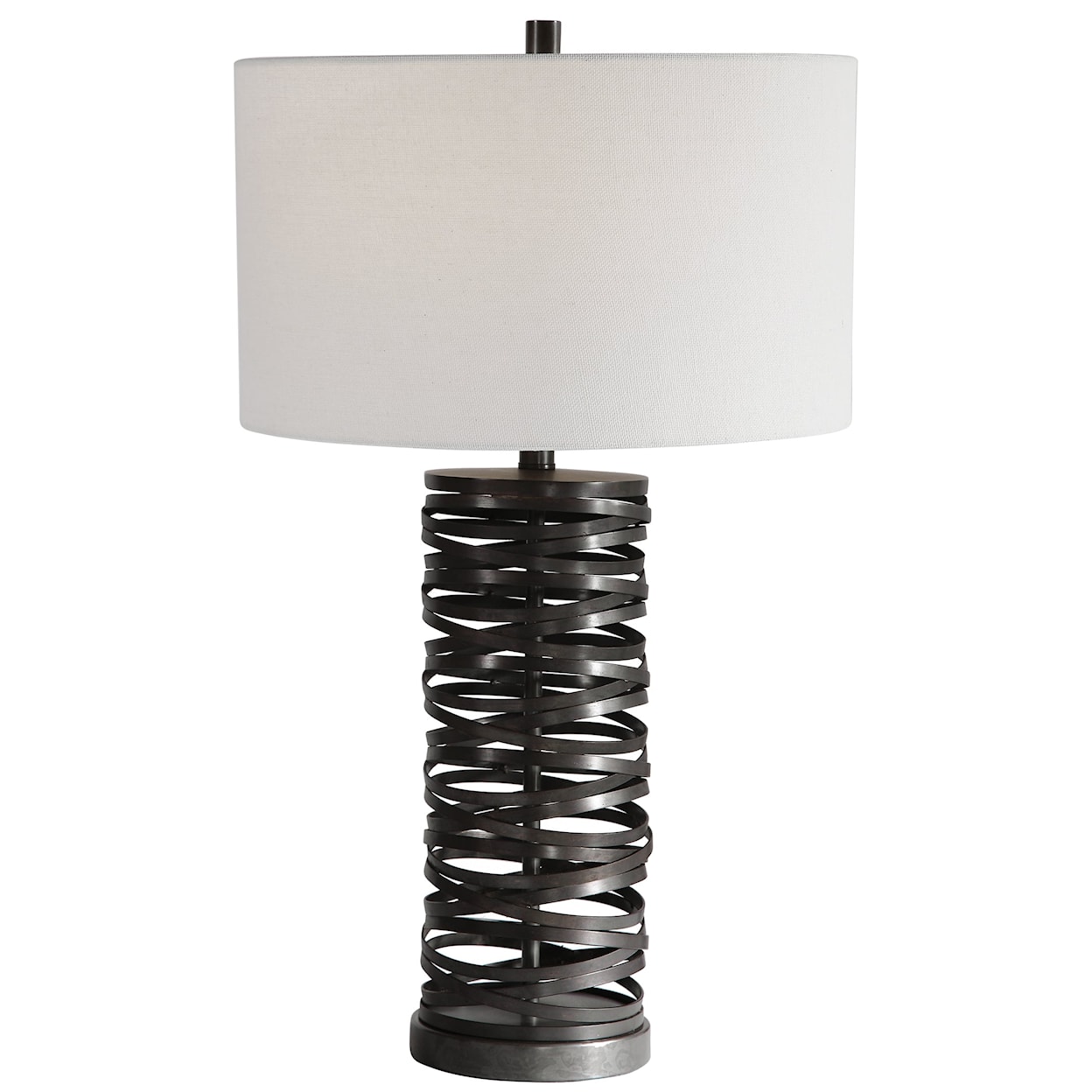 Uttermost Table Lamps Alita Rust Black Table Lamp