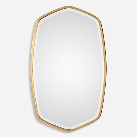 Duronia Antiqued Gold Mirror